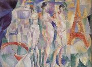 Delaunay, Robert The City of Paris USA oil painting artist